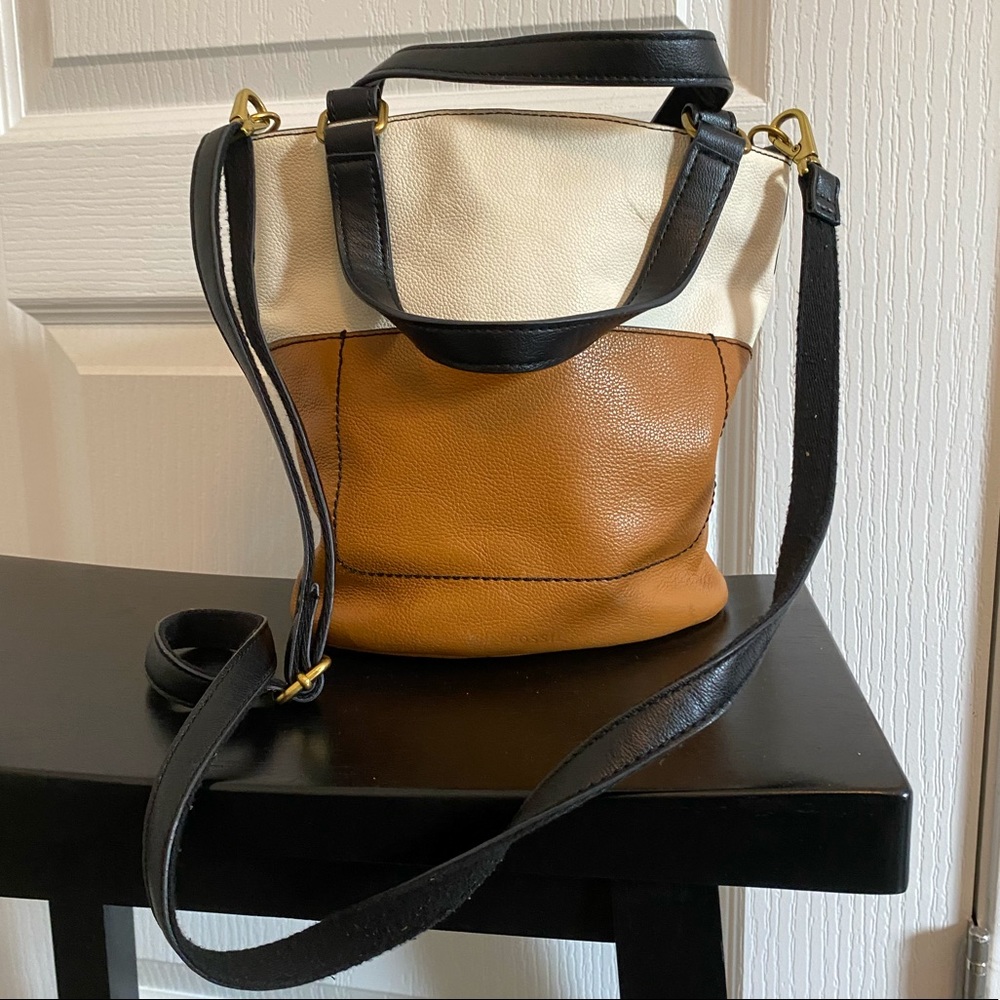Fossil Purse- Black/Brown/White